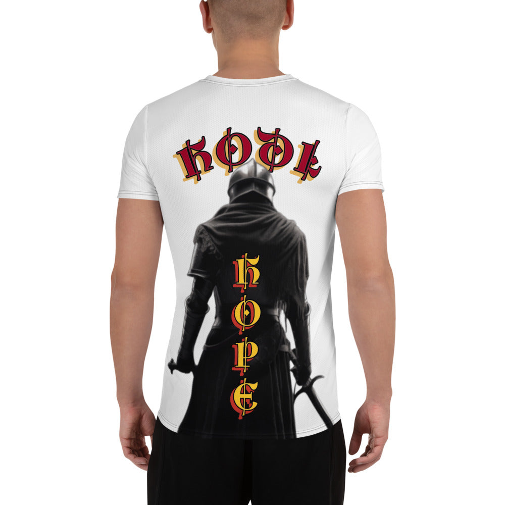 Hope Warrior Freedom White Athletic T