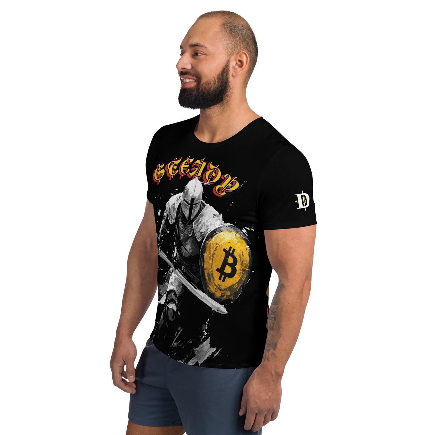 Steady Hodl Light Warrior Athletic T