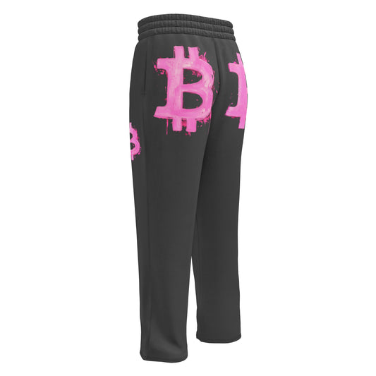 Pink ₿ Wide-leg Jogger (W)