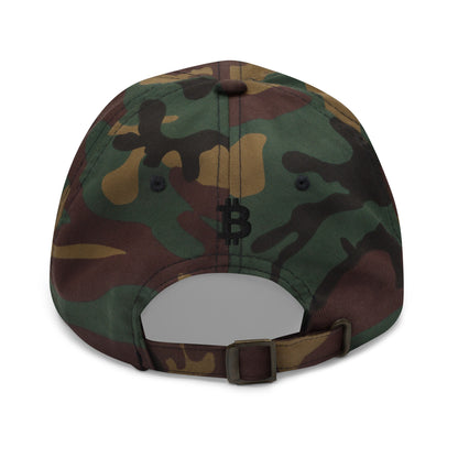 BitcoinDove Dark Front w/B Dad Hat