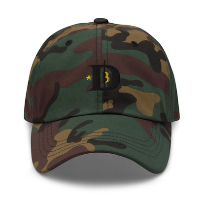 BitcoinDove Dark Front w/B Dad Hat