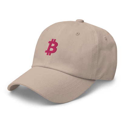 Simple Pink B Hat