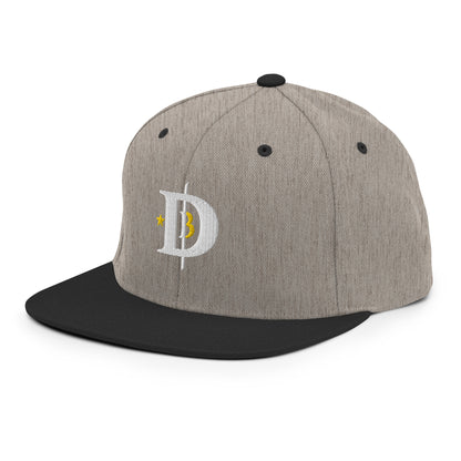 BitcoinDove Front w/B Snapback Hat