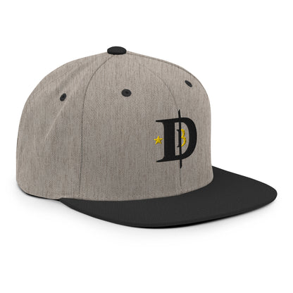 BitcoinDove Dark Front w/B Snapback Hat