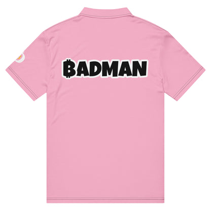 Badman Light Pink Men’s Slim Polo