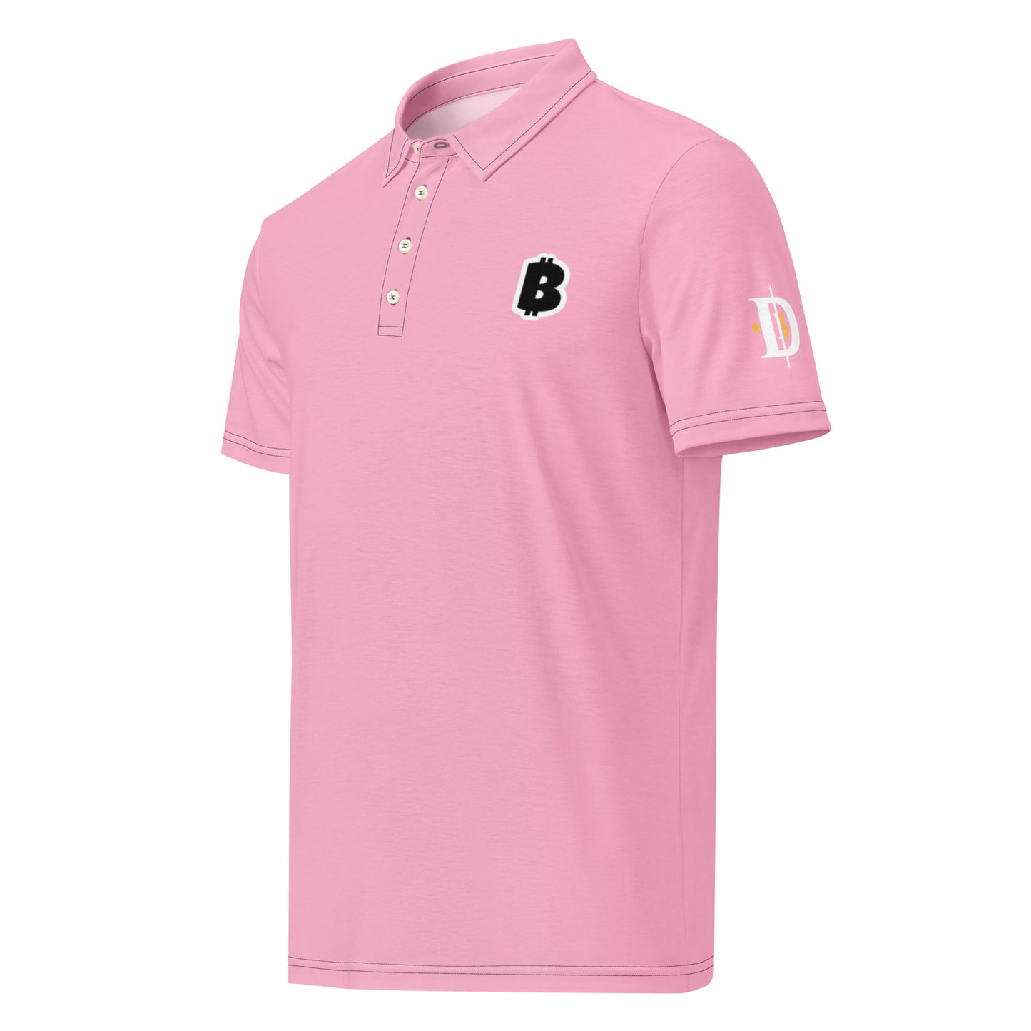 Badman Light Pink Men’s Slim Polo