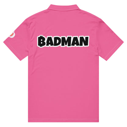 Badman Dark Pink Men’s Slim Polo