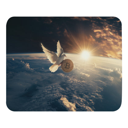 Dove in Space Mouse Pad