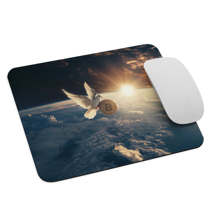 Dove in Space Mouse Pad