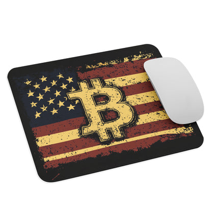 USA Flag ₿ Mouse Pad