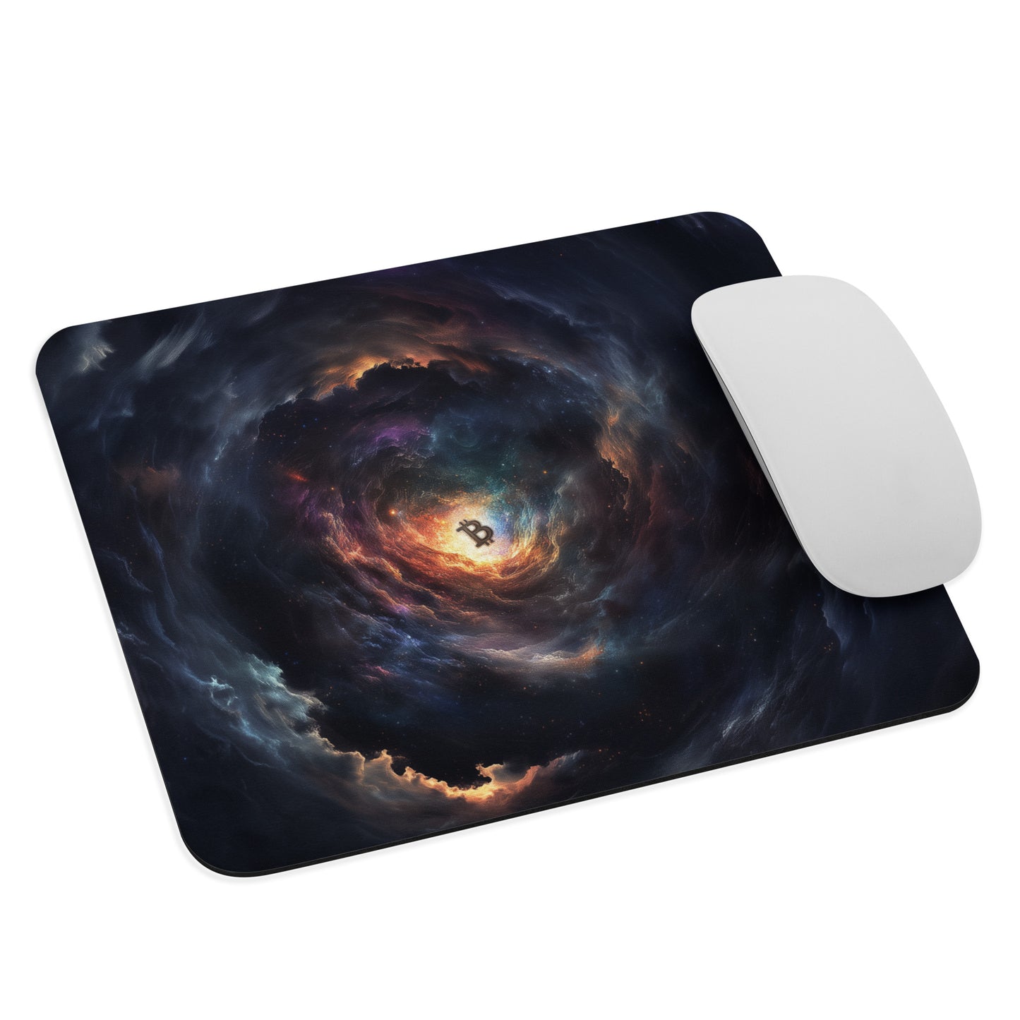 ₿itcoin Galaxy Mouse Pad