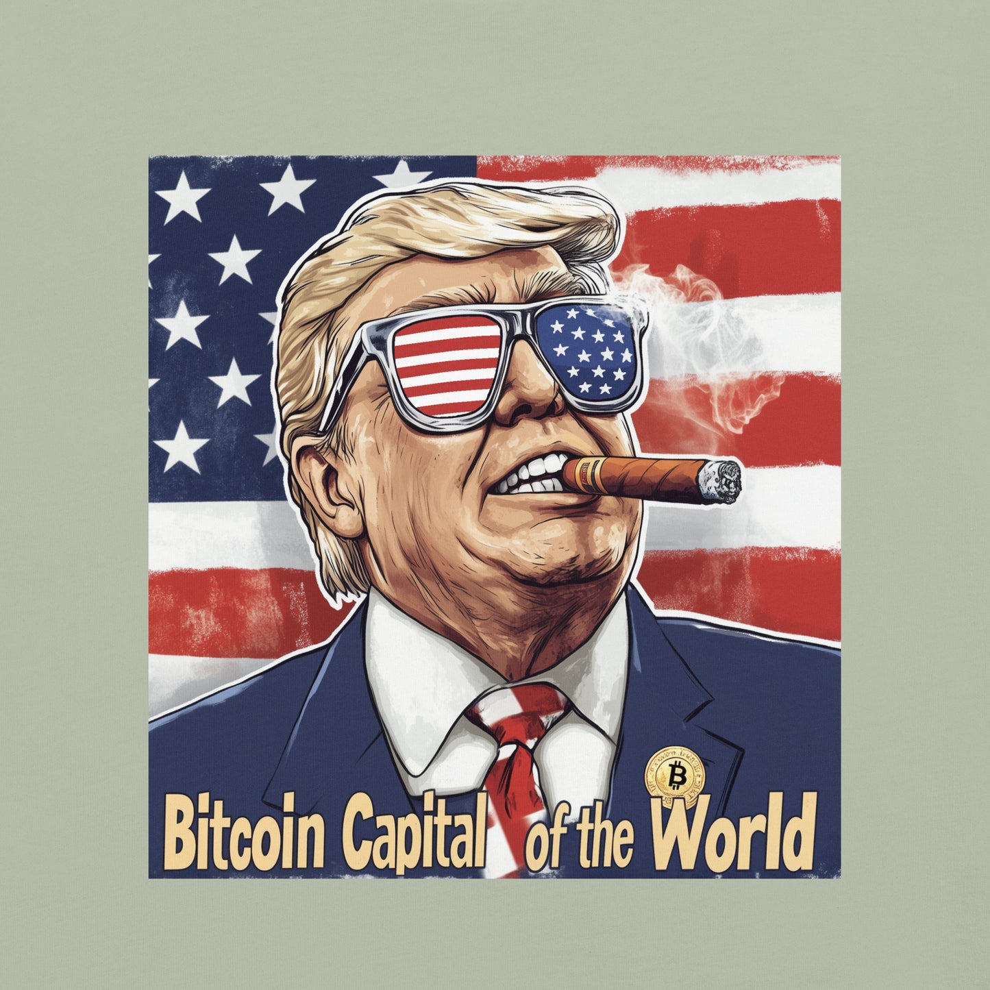 Bitcoin Capital of the World Full Unisex Heavy T