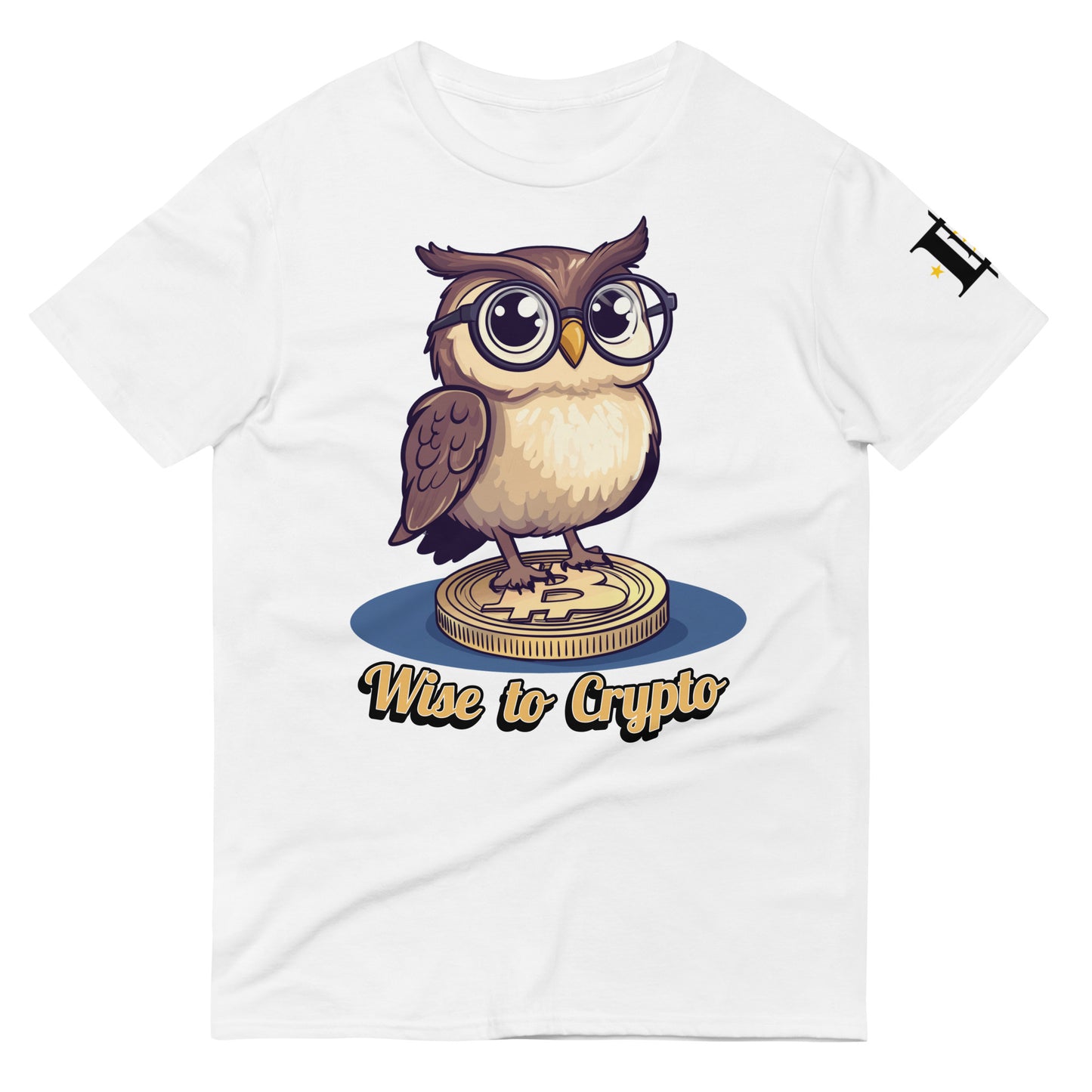 Owl Unisex White Short T