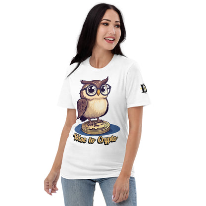 Owl Unisex White Short T