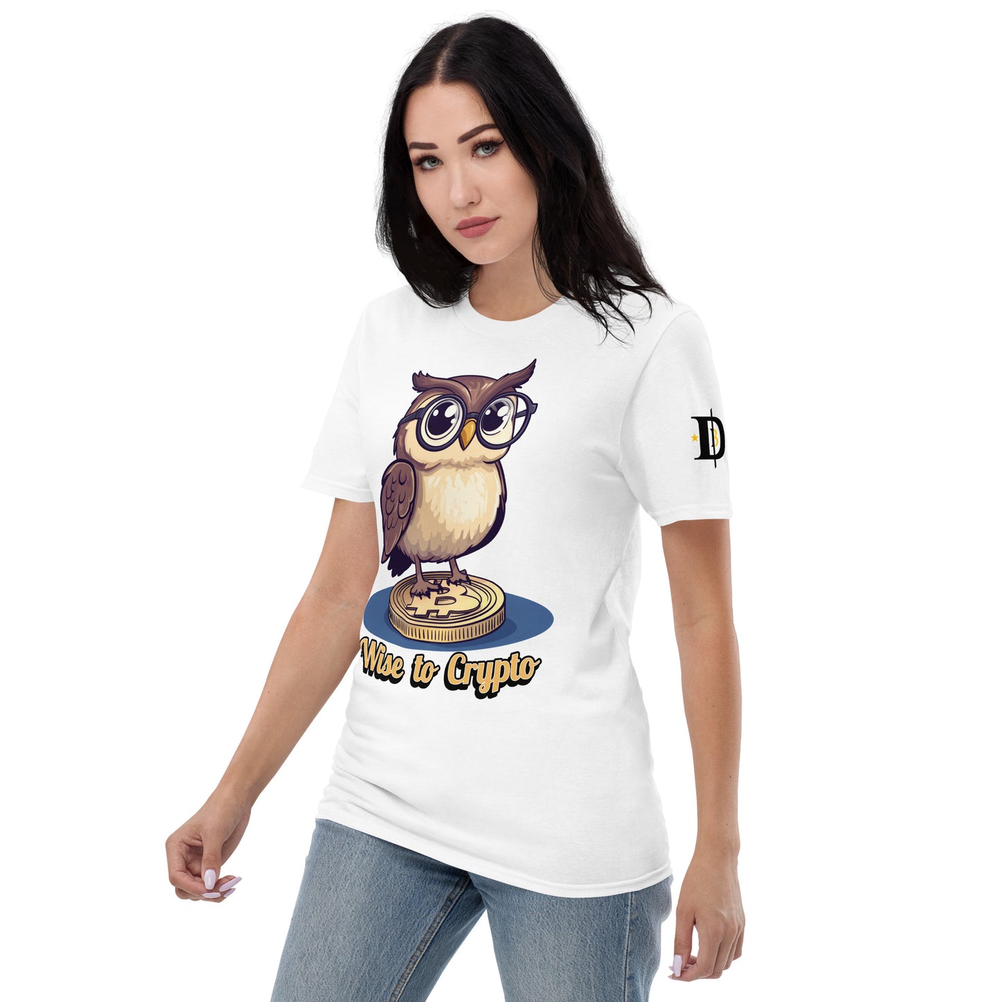 Owl Unisex White Short T