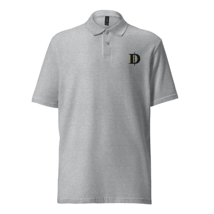 BitcoinDove White Unisex Polo