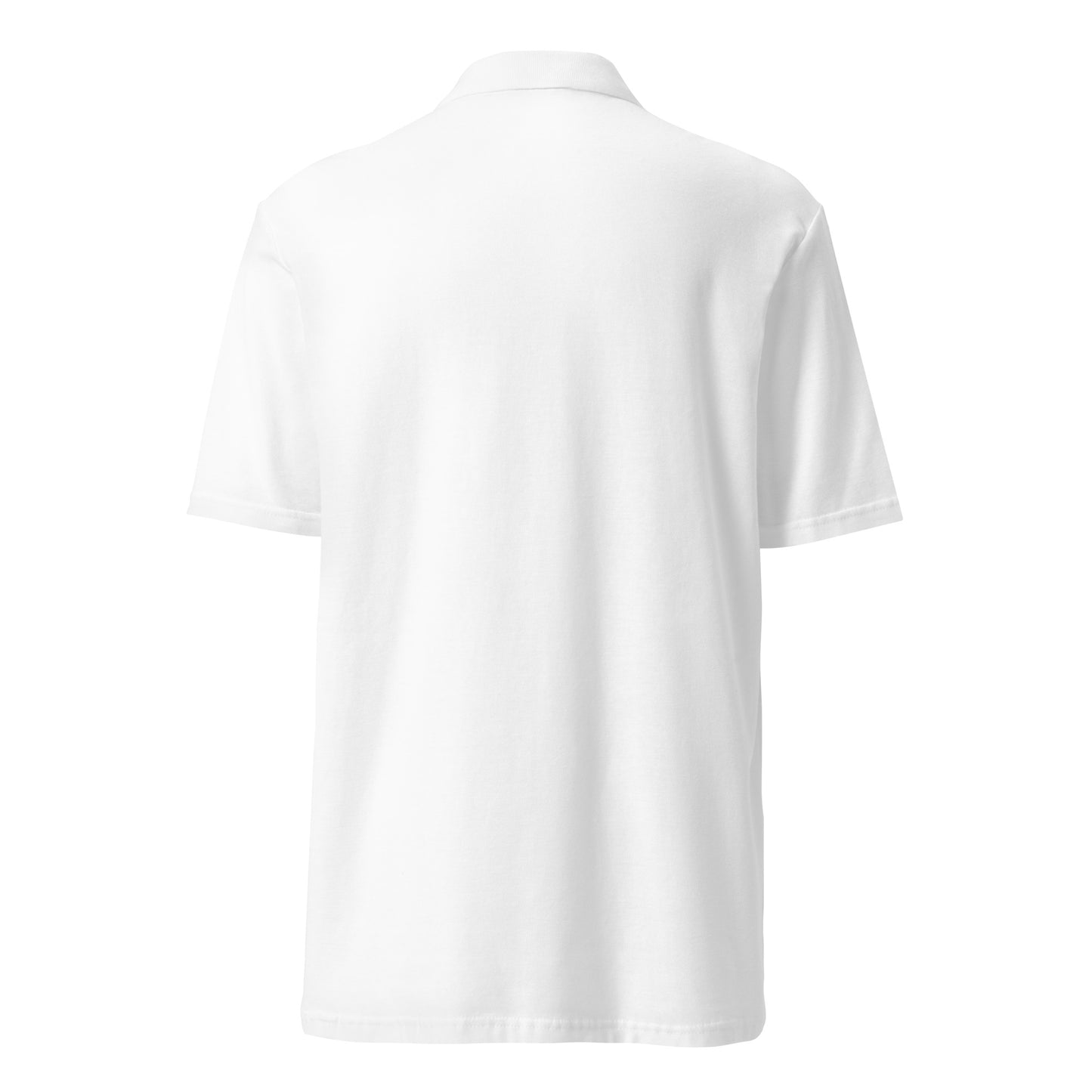 BitcoinDove White Unisex Polo