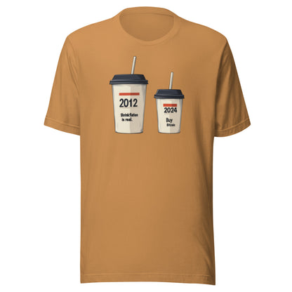 Shrinking Coffee Unisex T