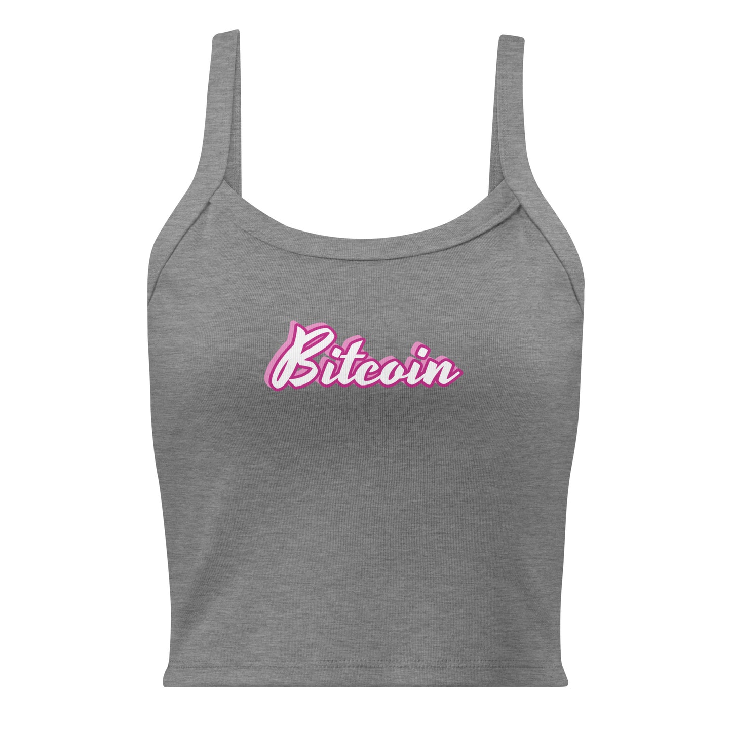 Simply Pink Bitcoin Rib Tank (W)