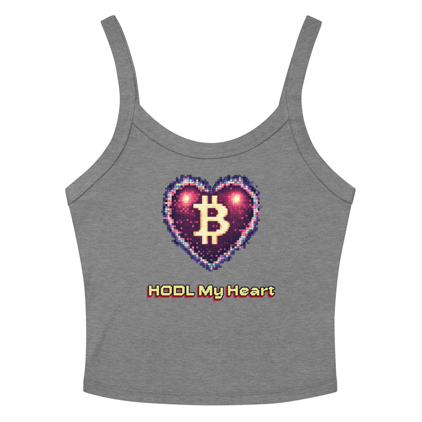 Retro Heart Micro-rib Tank (W)