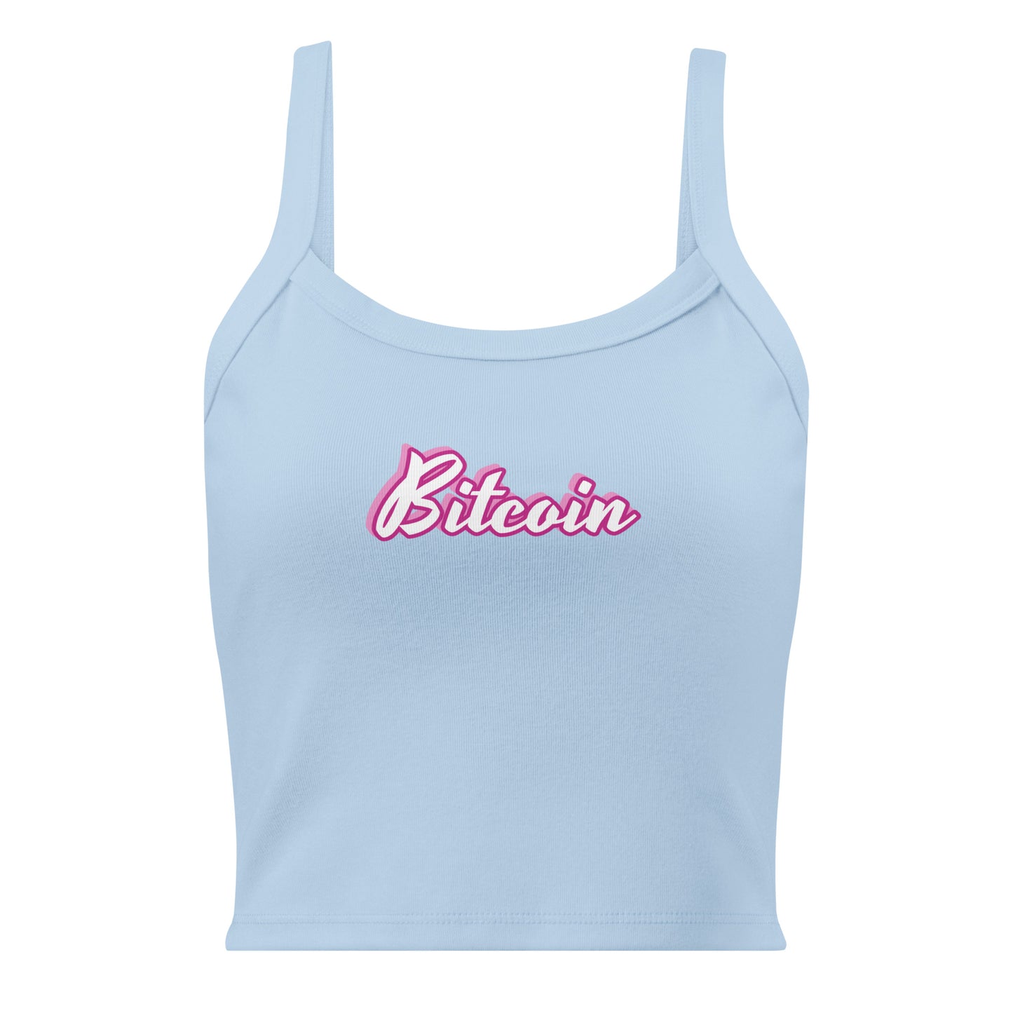 Simply Pink Bitcoin Rib Tank (W)