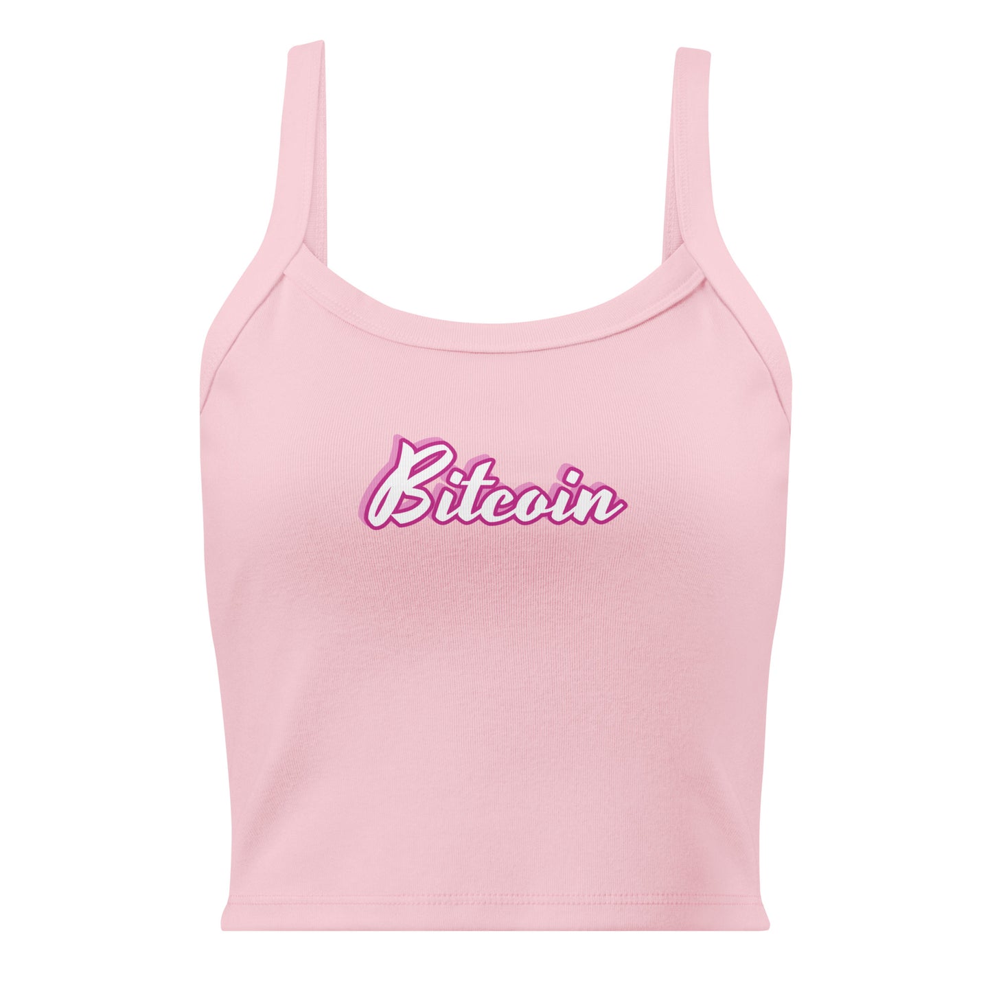 Simply Pink Bitcoin Rib Tank (W)