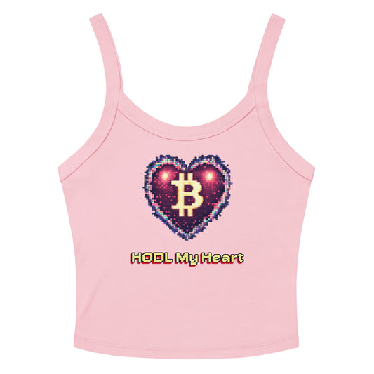 Retro Heart Micro-rib Tank (W)