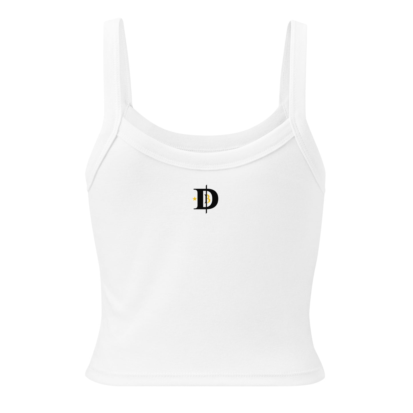 Simply Pink Bitcoin White Rib Tank (W)