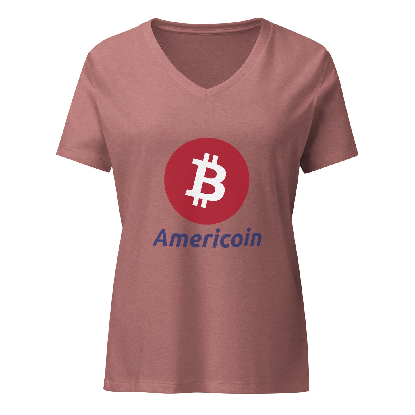 Women’s Relaxed Americoin V-Neck T