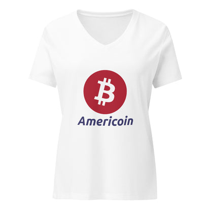 Women’s Relaxed Americoin V-Neck T